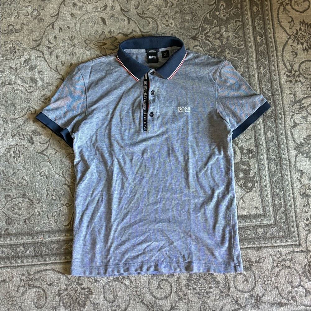 Hugo boss mens polo button up